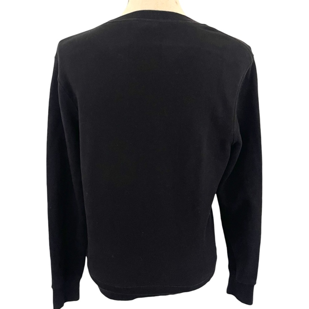LUSHANGHAI Black Cotton Geisha Lantern Graphic Crewneck Sweatshirt (S) - Picture 7 of 12